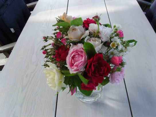 En rosbukett för inspirationen!