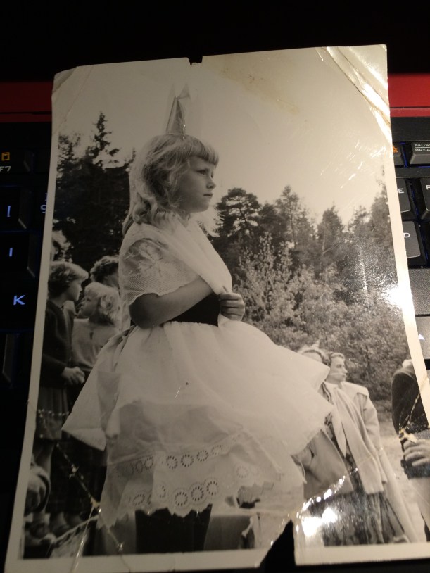 Agneta 6 år lekparksprinsessa